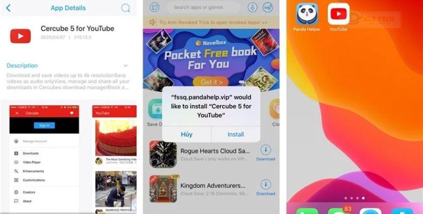 Tải Youtube Vanced iOS