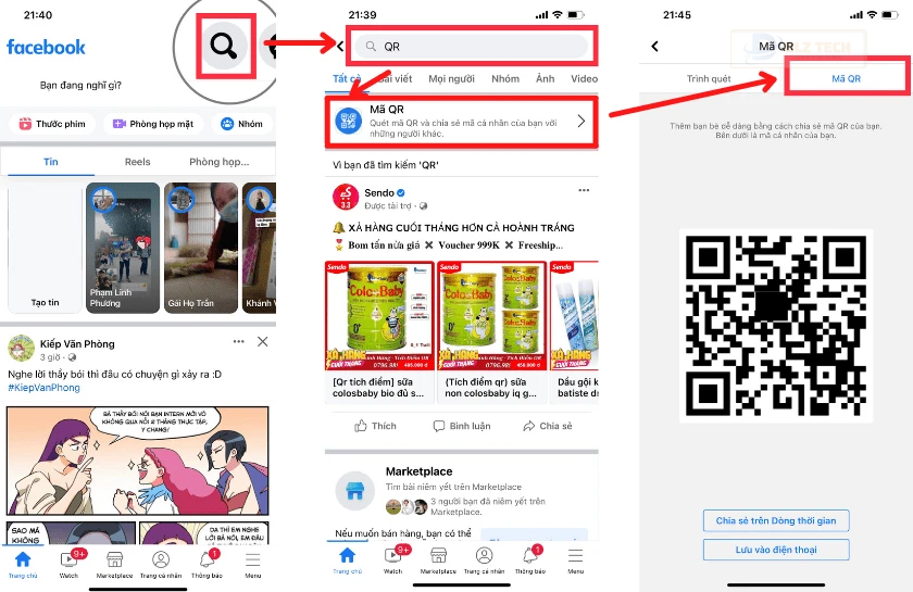 Cách tạo mã QR Facebook đơn giản