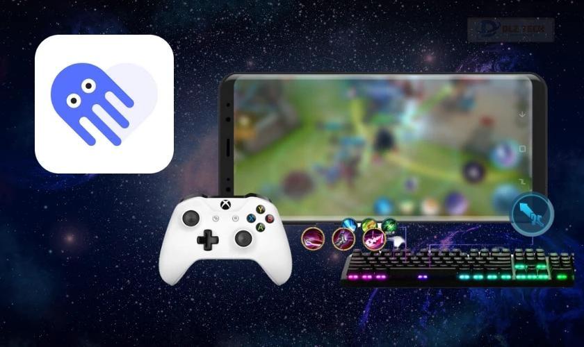 App Octopus kết nối bàn phím với điện thoại chơi game