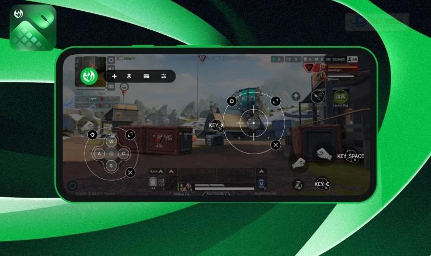 App Mantis Mouse Pro Beta kết nối bàn phím với điện thoại chơi game