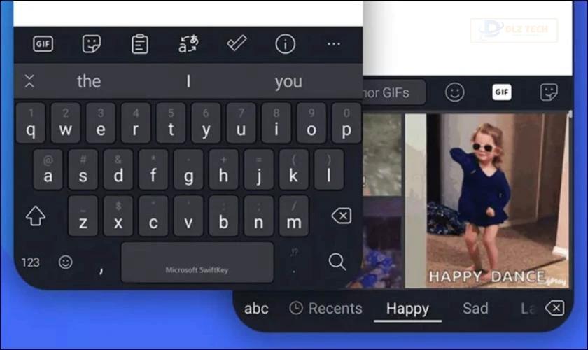 App SwiftKey kết nối bàn phím với điện thoại chơi game