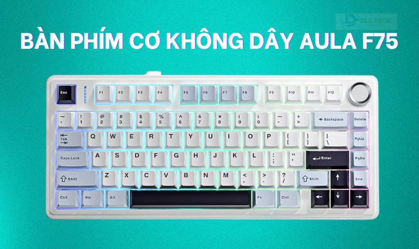 Bàn phím cơ không dây AULA F75