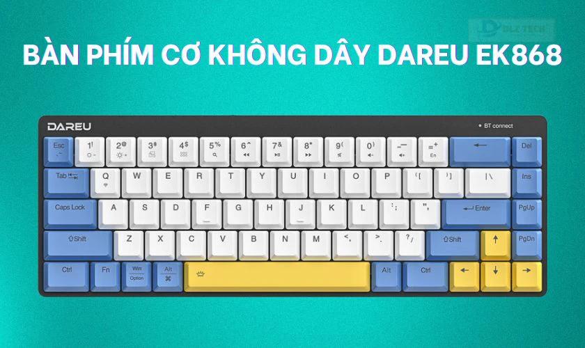Bàn phím cơ không dây Dareu EK868