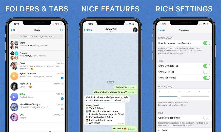 dịch nội dung tin nhắn trên app my nicegram