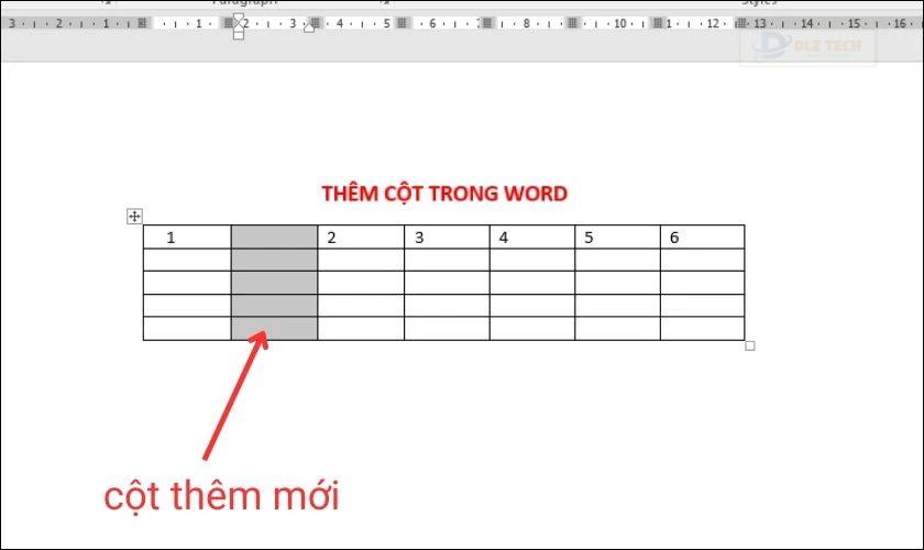 add columns into word