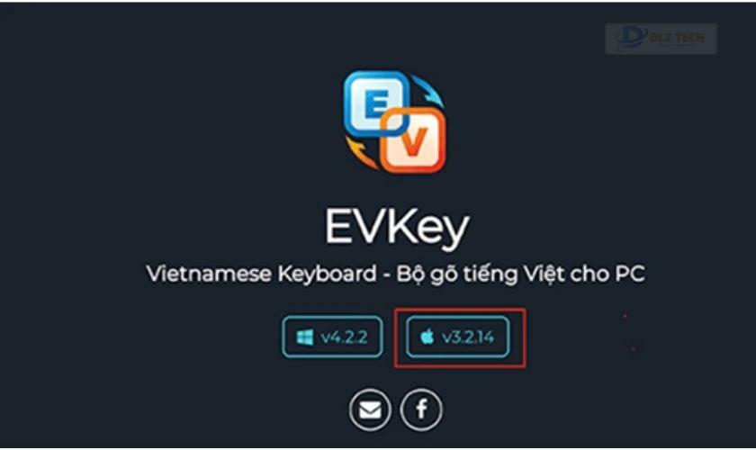 Bạn hãy truy cập website evkeyvn.com và chọn mục tải cho MacOS