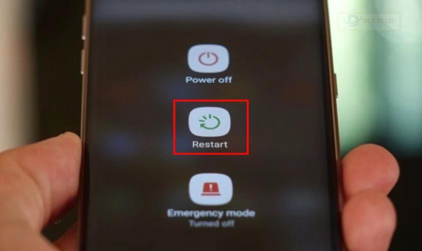 Khởi động lại điện thoại Oppo