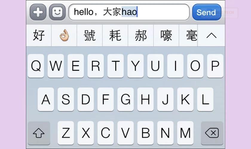 Lợi ích của bàn phím Trung Quốc cho iPhone