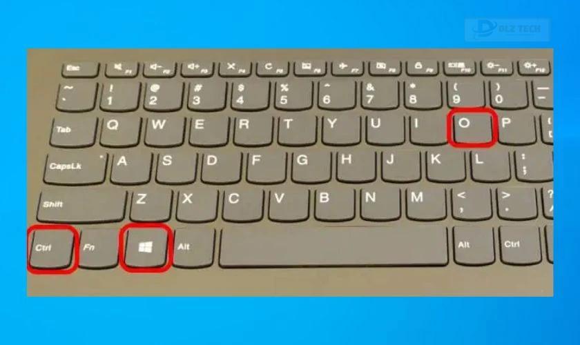 Cách bật bàn phím ảo trên laptop qua phím tắt