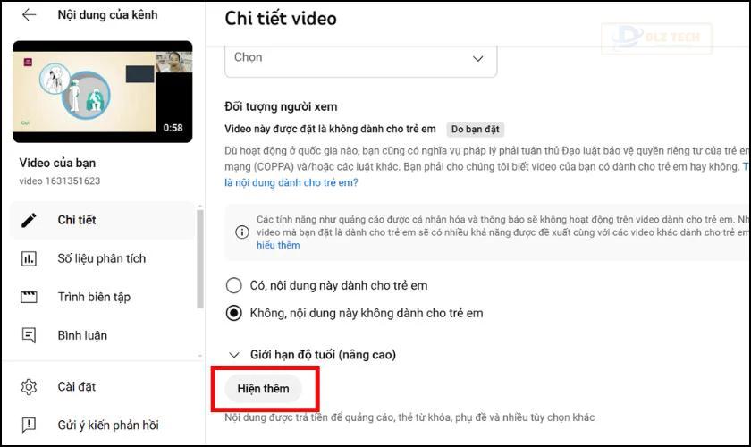 Chi tiết video