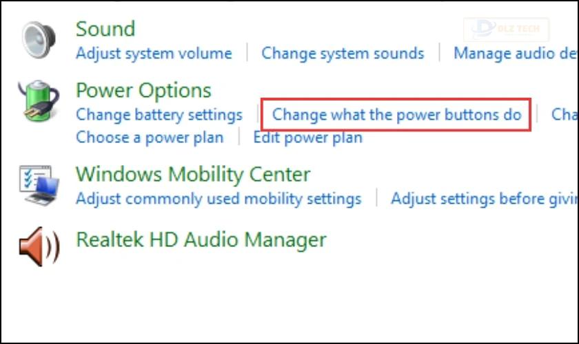 Cách bật chế độ Hibernate trong Win 10 bằng Control Panel nhanh