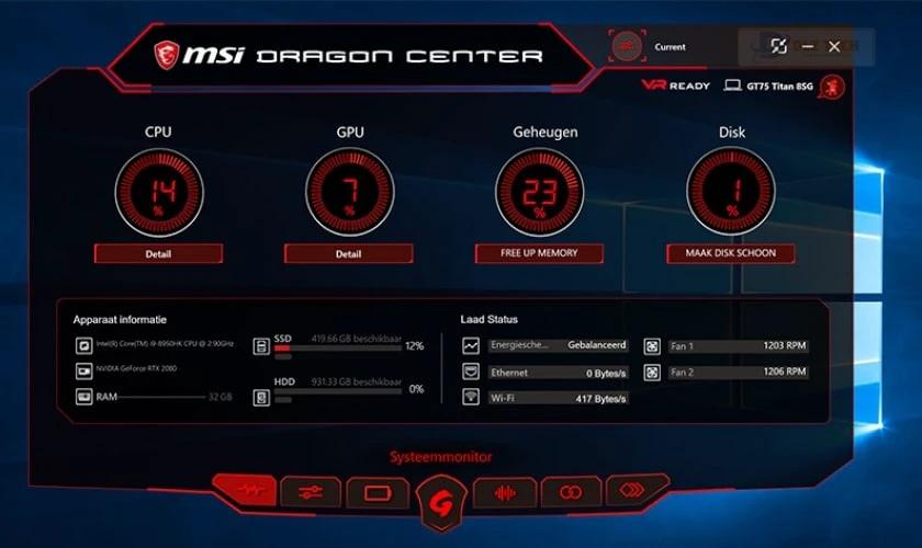 Cách bật đèn bàn phím laptop MSI