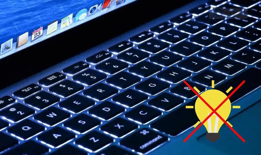 Vì sao bật đèn bàn phím MacBook lại không lên?