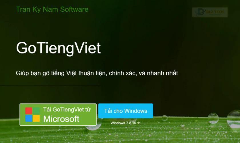 Phần mềm GoTiengViet