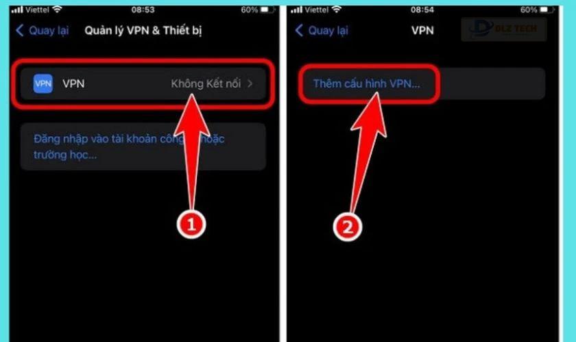 Cài đặt VPN cho iPhone