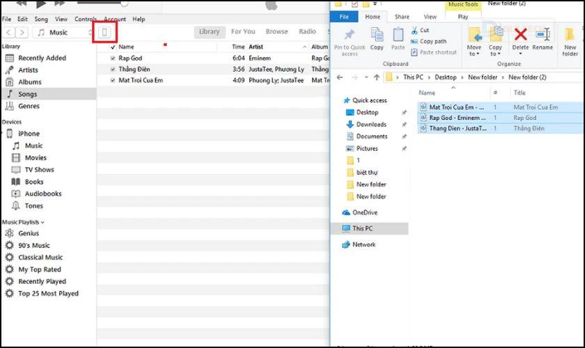 Cách copy nhạc từ máy tính vào iPhone bằng iTunes nhanh