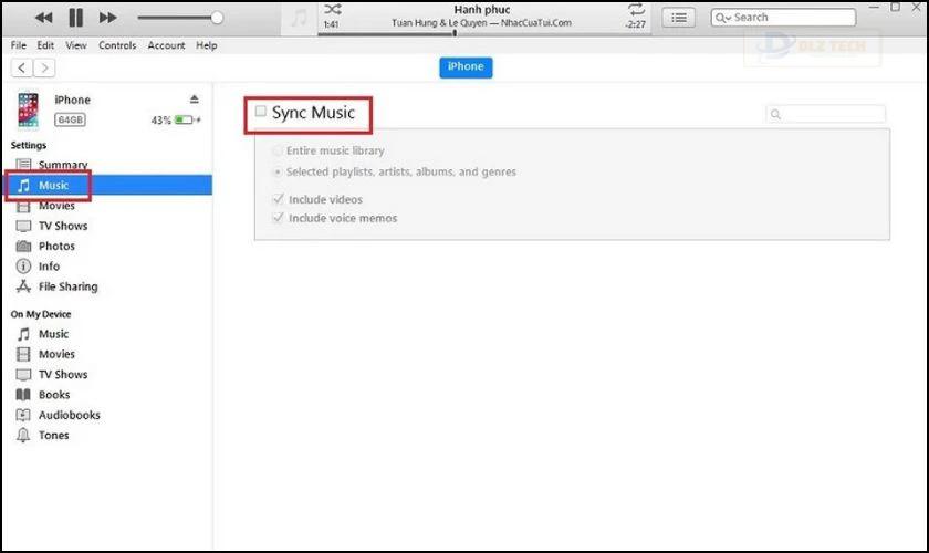 Cách copy nhạc từ máy tính vào iPhone bằng iTunes hiệu quả