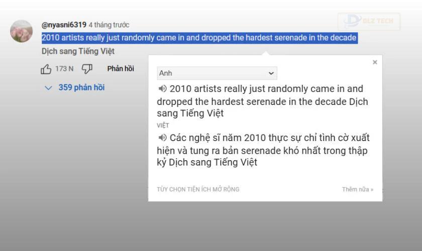 Tại sao phải biết cách dịch bình luận trên Youtube sang tiếng Việt