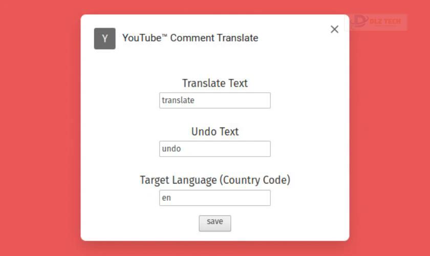 Youtube Comment Translate