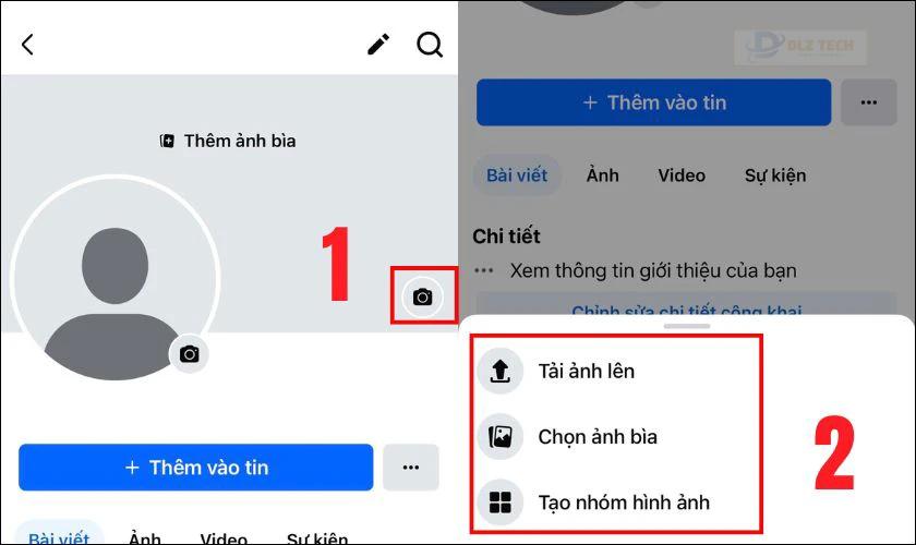 Cách đổi ảnh bìa Facebook bí mật trên điện thoại