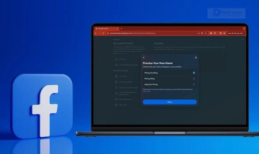 Một số lưu ý khi đặt tên và đổi tên Facebook