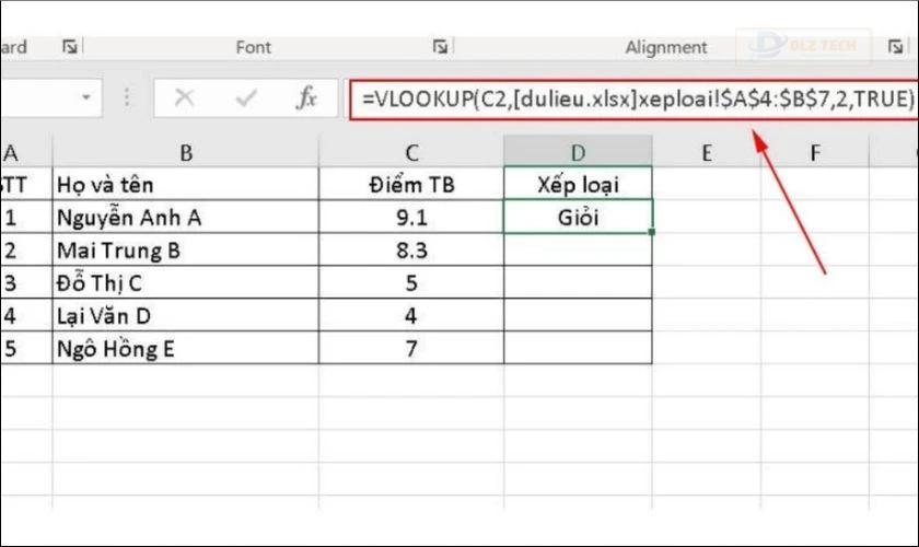 Kết hợp công thức với file khác