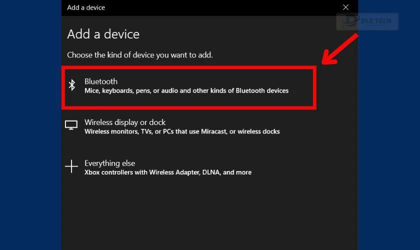 Lỗi laptop không kết nối bàn phím Bluetooth