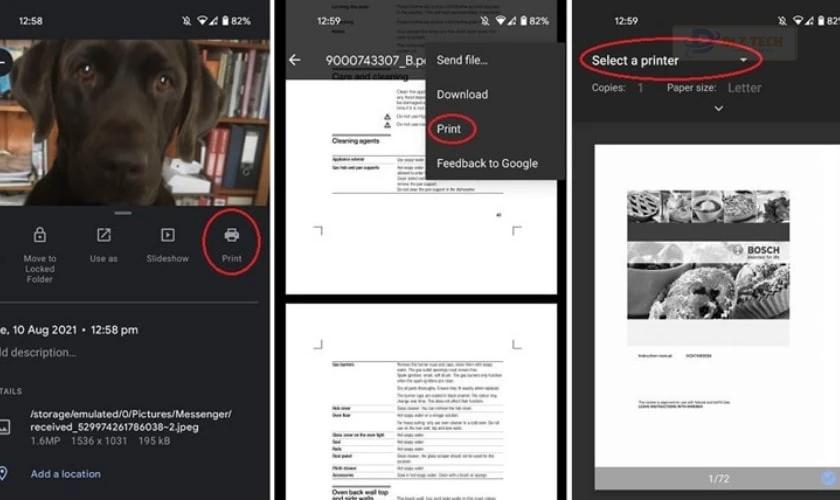 Cách kết nối điện thoại với máy in trên điện thoại Android đơn giản