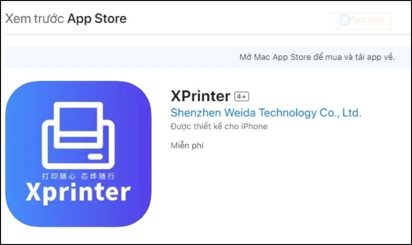 Cách kết nối điện thoại iPhone với máy in Xprinter