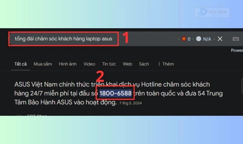 Kiểm tra kích thước màn hình bằng cách gọi tổng đài hãng