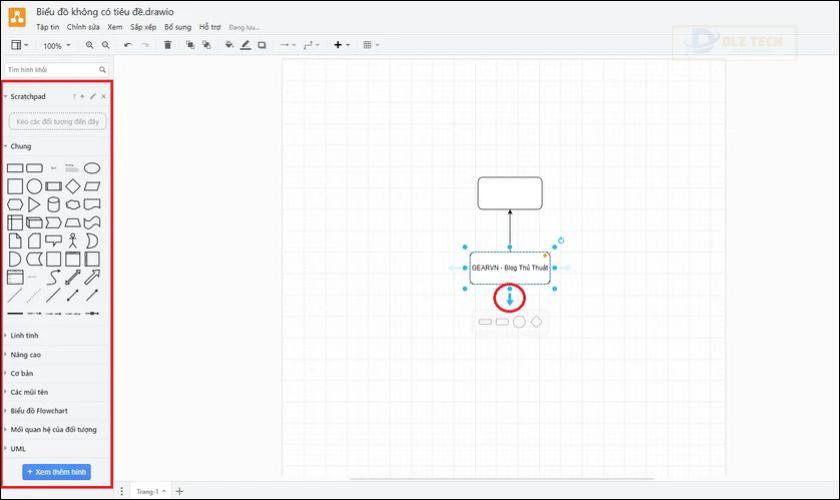 Cách làm sơ đồ tư trên máy tính bằng Diagrams.net