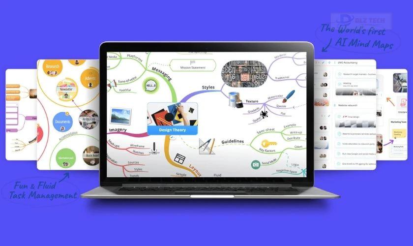 Ayoa là phiên bản iMindMap kết hợp cùng với tính năng Quản lý tác vụ