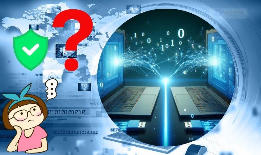 Cách share dữ liệu giữa 2 máy tính có an toàn không?