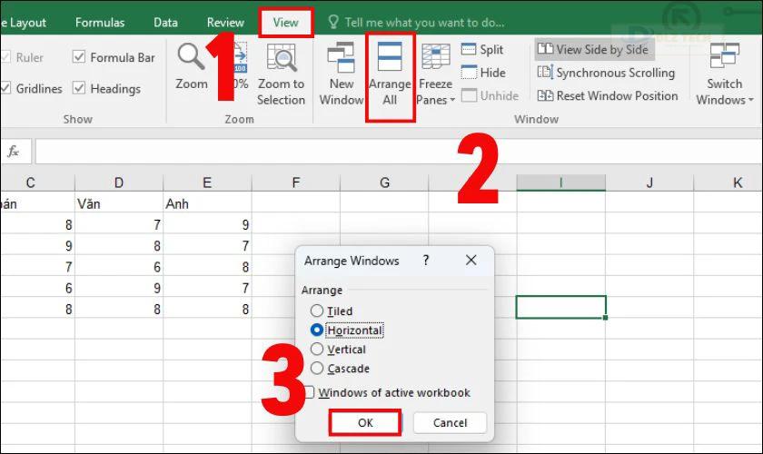 Cách so sánh nhiều file Excel cùng một lúc