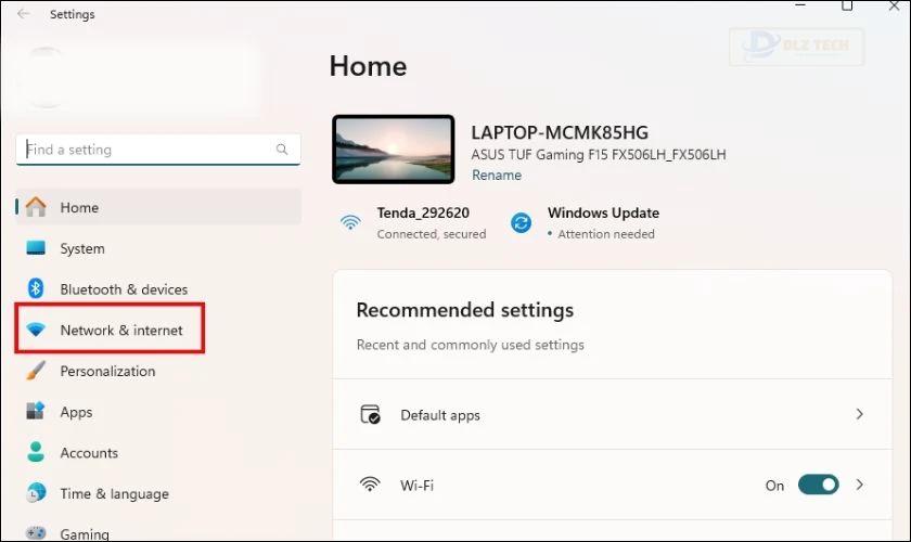 Cách tăng tốc độ Wifi cho laptop Win 11