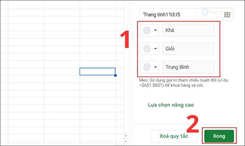 Nhấn vào Xong để hoàn thành việc thiết lập