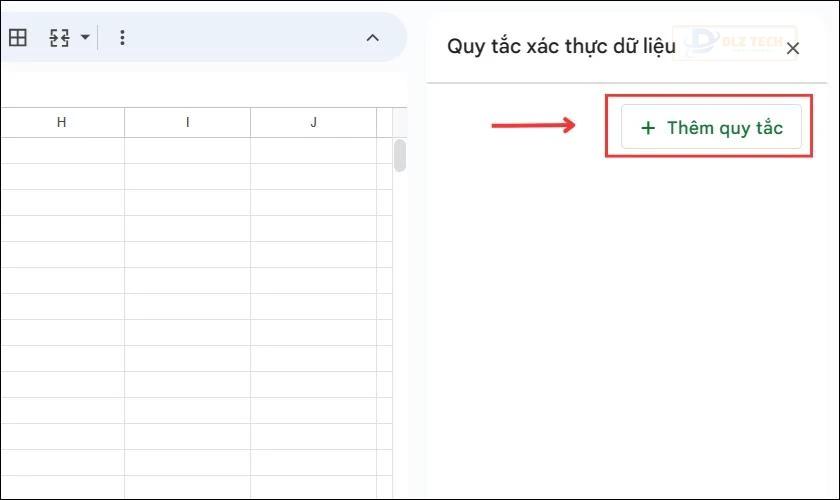 Bạn nhấn chọn Thêm quy tắc