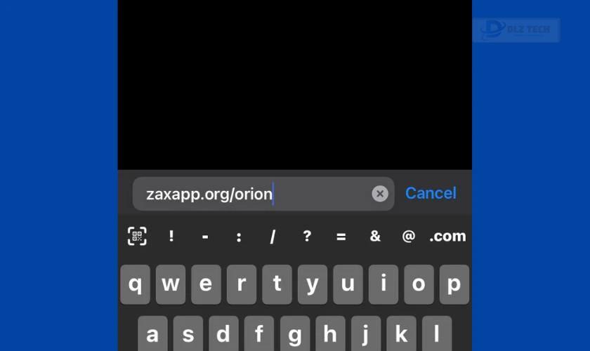Tiếp theo bạn hãy mở trình duyệt Orion và nhập zaxapp.org/orion để tải & cài tiện ích ZaX