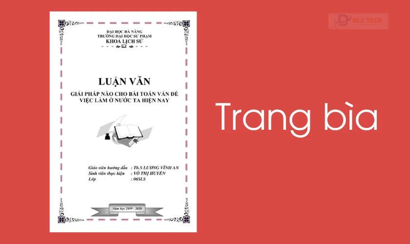 Hướng dẫn trình bày tiểu luận trong Word: Cấu trúc bài