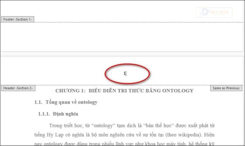 Hướng dẫn trình bày tiểu luận trong Word: Đánh số trang