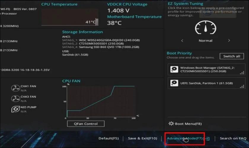 Hướng dẫn cập nhật BIOS