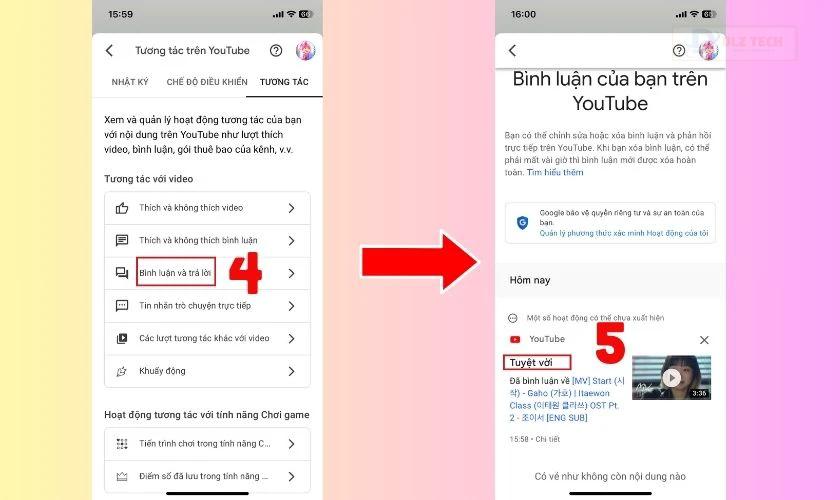 Xem lại các bình luận