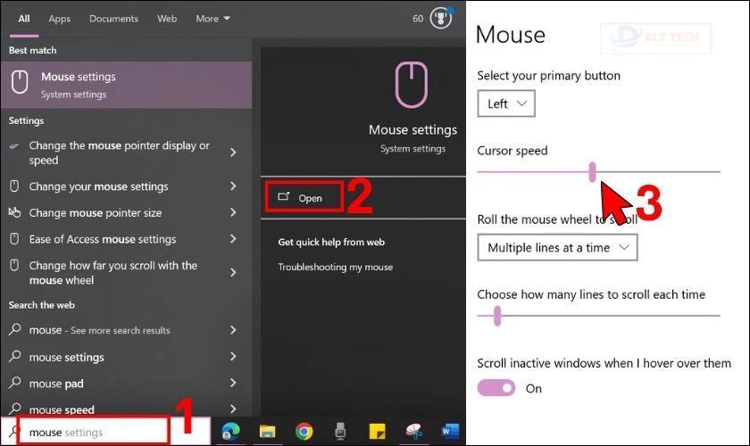 Cập nhật tốc độ chuột trên Mouse Master để sửa lỗi chuột cảm ứng trên laptop nhảy lung tung