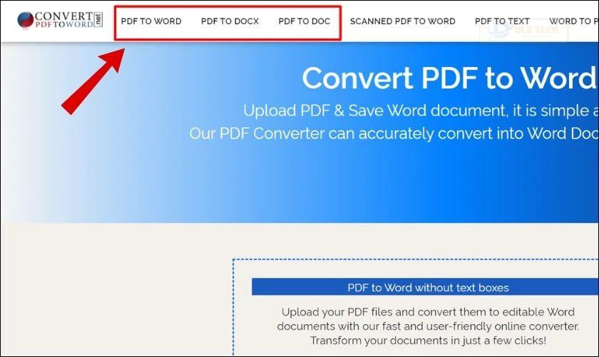 Convert PDF to Word