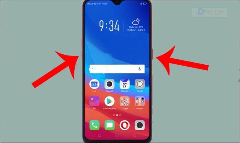Khởi động lại thiết bị