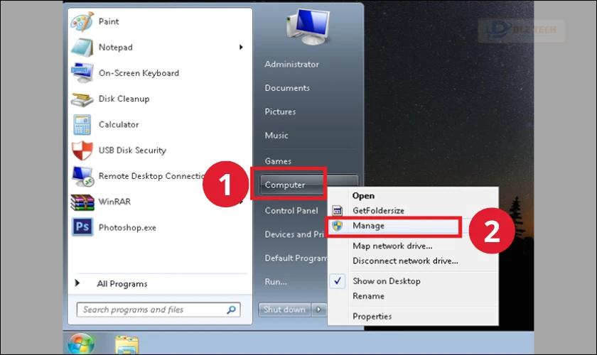 Cách đổi tên ổ cứng trên Windows 8/7/XP/Vista