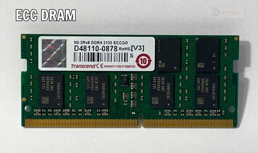 Đặc điểm của bộ nhớ ECC DRAM, so sánh SRAM và DRAM
