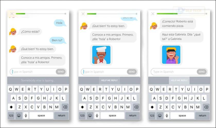 Cách nói chuyện với Duolingo trên máy tính