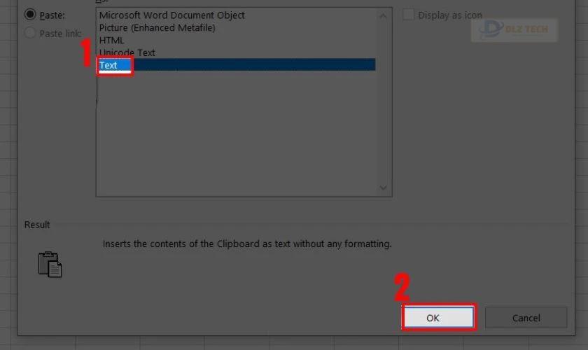 Cách sửa lỗi Excel Not Responding - Bỏ định dạng html khi copy dán