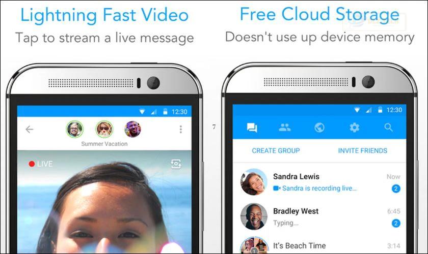 Glide - ứng dụng gửi video ngắn